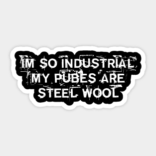 Industrial Pubes Sticker